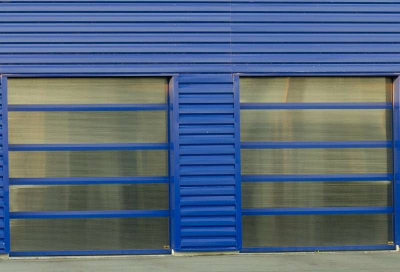 Porte Sectionnelle Industrielle Vitrage Intégral